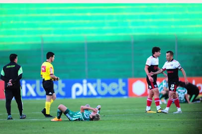 CAXIAS DO SUL, RS, BRASIL, 23/10/2022. Juventude x São Paulo, jogo válido pela 30ª rodada da série A do Campeonato Brasileiro e realizado no estádio Alfredo Jaconi. (Porthus Junior/Agência RBS)<!-- NICAID(15243739) -->