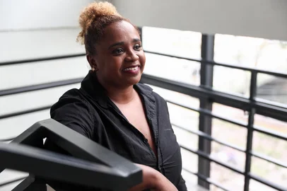 PORTO ALEGRE, RS, BRASIL, 03-11-2025: Ex ginasta olímpica Daiane dos Santos em entrevista na redação de GZH. Foto: Jonathan HEckler/Agência RBS<!-- NICAID(16159533) -->