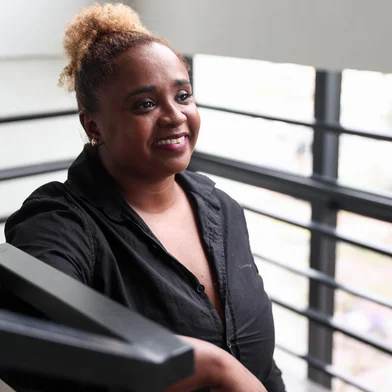 PORTO ALEGRE, RS, BRASIL, 03-11-2025: Ex ginasta olímpica Daiane dos Santos em entrevista na redação de GZH. Foto: Jonathan HEckler/Agência RBS<!-- NICAID(16159533) -->