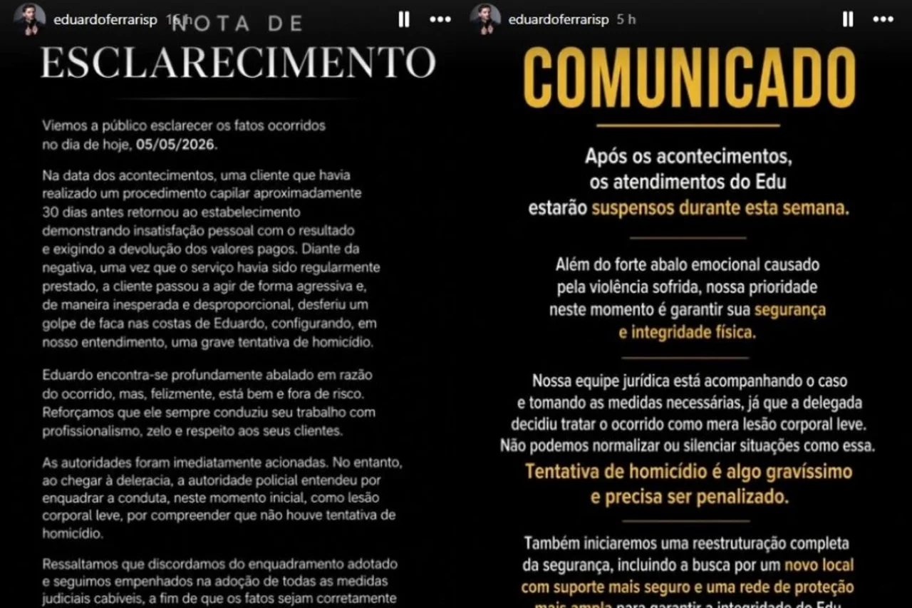 Reprodução/@eduardoferrarisp / Instagram