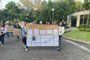 Estudantes protestaram contra o fechamento do curso de pós-graduação de Serviço Social<!-- NICAID(15240970) -->