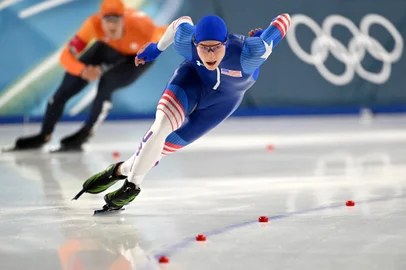 Jordan Stolz, patinação velocidade