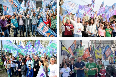 Veja a mobilização da campanha de rua dos candidatos à prefeirtura de Caxias do Sul neste final de semana dos dias 31 de agosto e 1º de setembro.<!-- NICAID(15855610) -->