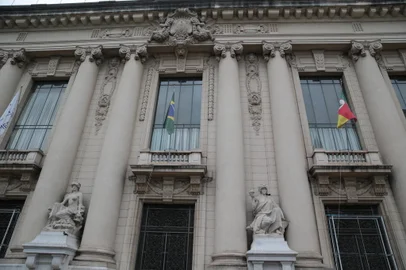 PORTO ALEGRE-RS- BRASIL- 31/12/2018- Posse de Eduardo Leito ao Governo do Estado. Palácio piratiní já está decorado para a solenidade de posso de Eduardo leite.   FOTO FERNANDO GOMES/ ZERO HORA.<!-- NICAID(13896261) -->