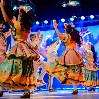 Grupo de Cultura Popular Ariús, no Festival Internacional de Folclore de Nova Petrópolis<!-- NICAID(16325304) -->