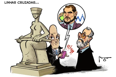 PORTO ALEGRE, RS, BRASIL, 06-03-2026: Charge do Fraga. Foto: Gilmar Fraga/Agência RBS (VALE ESTA)<!-- NICAID(16240063) -->