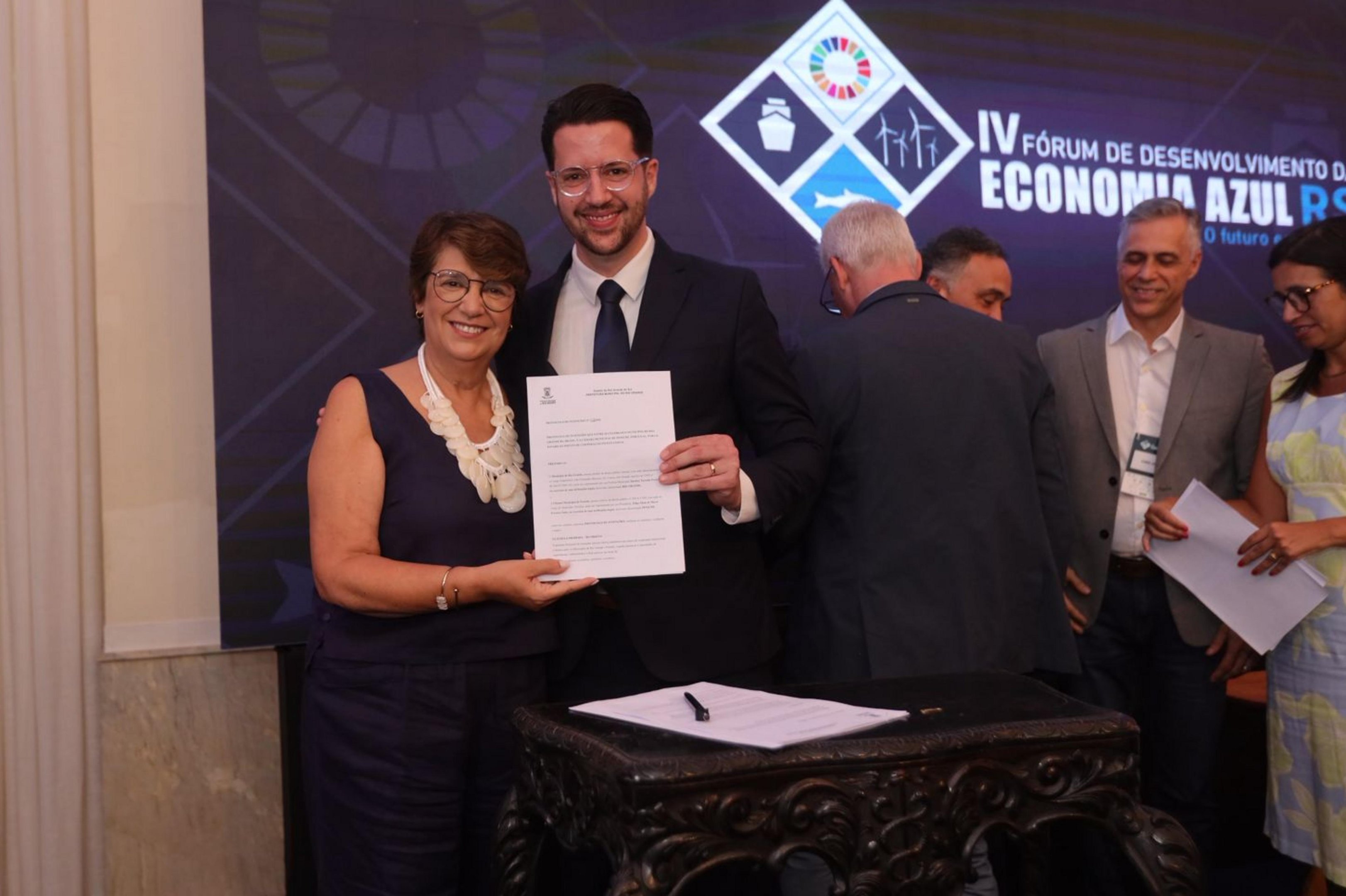 Rio Grande e cidade portuguesa assinam acordo de coopera&ccedil;&atilde;o para fomentar economia azul