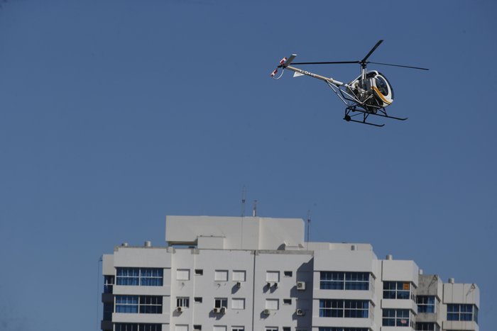Buscas contam com apoio de helicóptero da Brigada Militar