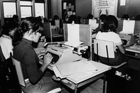 Curso de datilografia do Senac em 1972.<!-- NICAID(16361206) -->