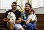 Amanda Souza: em "Celebripets", Andressa Xavier e Diori Vasconcelos contam sobre a convivência da família com o spitz alemão Einstein