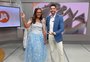 Cristina Ranzolin perde aposta para Marco Matos e se fantasia de Elsa, de "Frozen", no "Jornal do Almoço"