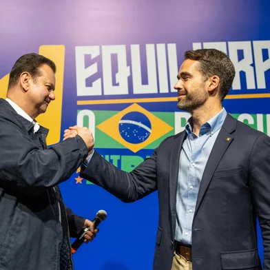 Gilberto Kassab, presidente nacional do PSD, diz no Rio Grande do Sul que "Brasil será um país abençoado se tiver Eduardo Leite como presidente".<!-- NICAID(16113682) -->