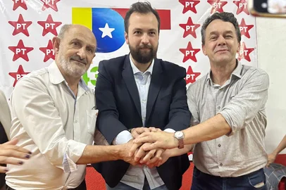 Nelson Spolaor, Guilherme Louzada e Nestor Schwertner.<!-- NICAID(15619518) -->