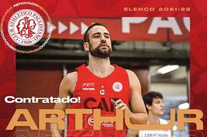 Caxiense Arthur Bernardi, atleta de basquete, assina com o Paulistano para o NBB<!-- NICAID(14826209) -->