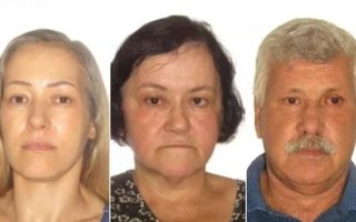 Silvana Germann de Aguiar e os pais dela, Dalmira Germann de Aguiar e Isail Vieira de Aguiar, estão desaparecidos em Cachoeirinha<!-- NICAID(16217184) -->