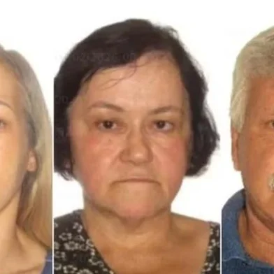 Silvana Germann de Aguiar e os pais dela, Dalmira Germann de Aguiar e Isail Vieira de Aguiar, estão desaparecidos em Cachoeirinha<!-- NICAID(16217184) -->