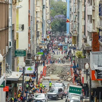 Obras do quadrilátero central estão mais caras e só terminarão em 2025. Foto: Alex Rocha/PMPA/DivulgaçãoIndexador: Alex Rocha/PMPA<!-- NICAID(15648443) -->