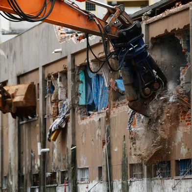 Porto alegre, RS, Brasil - Governador Eduardo Leite visita Cadeia Pública de Porto Alegre, o Presídio Central, agora completamente desocupado e em obras.Fotos Jonathan Heckler/Agencia RBS<!-- NICAID(15618092) -->