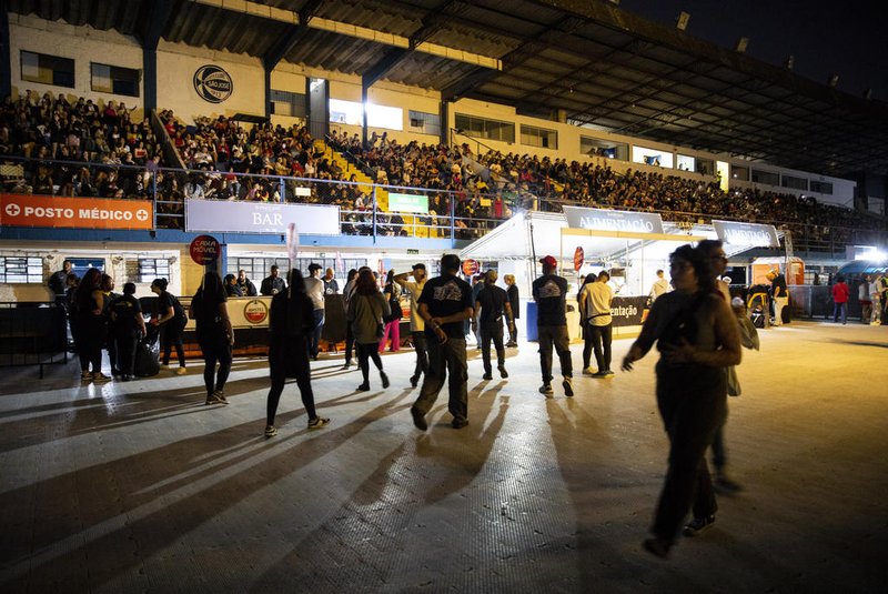 PORTO ALEGRE, RS, BRASIL, 23.03.2024: Infraestutura para shows no Estádio Zequinha. Foto: Camila Hermes/Agencia RBS<!-- NICAID(15714514) -->