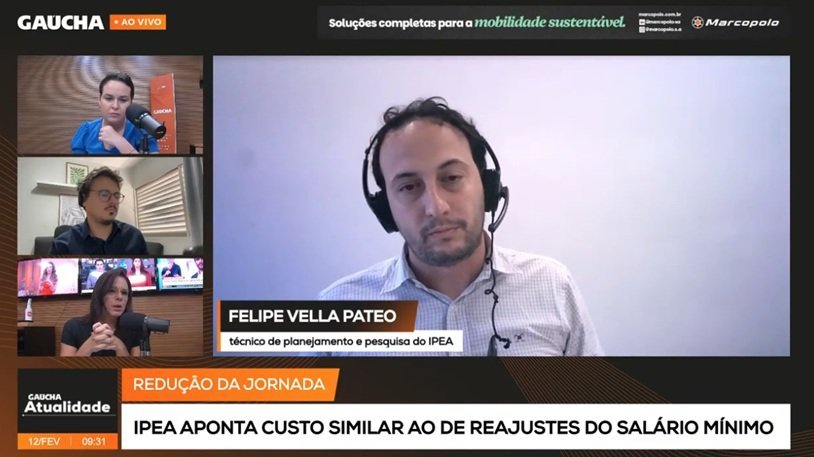 Estudo calcula o aumento do custo do trabalhador CLT com jornada menor e escala 6x1