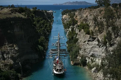 Tocha Olímpica, barco Belém