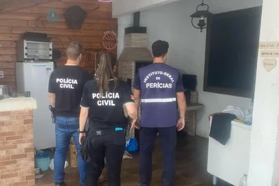 CANOAS, RS, BRASIL - 27/03/2025 - Funcionário teria sido torturado em ferro-velho de Canoas<!-- NICAID(16004953) -->