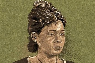 Reconstituição da imagem da escritora Maria Firmina dos Reis<!-- NICAID(14554140) -->