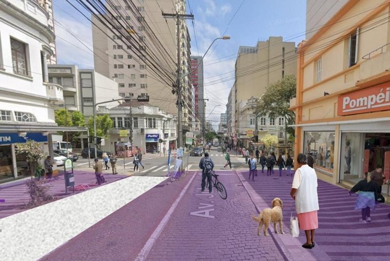 Descrição o Plano de Mobilidade Urbana e a Avenida Júlio de Castilhos<!-- NICAID(15580201) -->