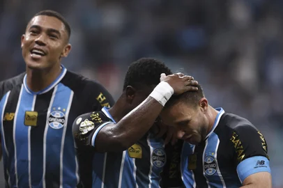 PORTO ALEGRE, RS, BRASIL, 21-04-2026: Grêmio x Confiança-SE, partida de ida da quinta fase da Copa do Brasil. O jogo será na Arena, em Porto Alegre. Foto: Bruno Todeschini/Agência RBSIndexador: Bruno Todeschini<!-- NICAID(16270560) -->