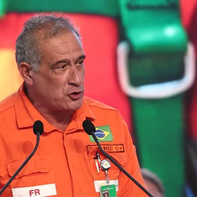 RIO GRANDE, RS, BRASIL, 20-01-2026: Presidente Lula em cerimônia de assinatura para construção de embarcações no polo naval de Rio Grande, entre elas 5 navios gaseiros. Foto Jonathan Heckler/Agência RBS<!-- NICAID(16207727) -->