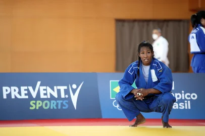 17.07.2021 - Jogos OlÃ­mpicos TÃ³quio 2020 - GinÃ¡sio Yuto - Judo - Na foto a atleta KETLEYN QUADROS  durante treino.Local: HamamatsuIndexador: Gaspar NÃ³brega/COB<!-- NICAID(14844725) -->