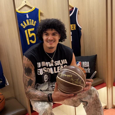 Ala Gui Santos estará no NBA Park, em Gramado, no dia 23 de maio<!-- NICAID(16285298) -->