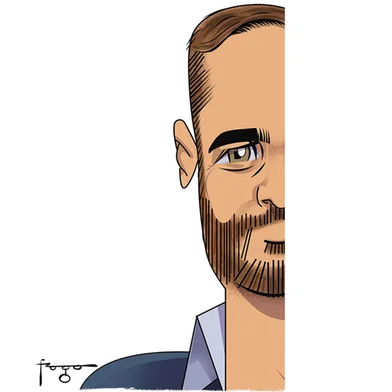 Caricatura do Governador do Rio Grande Do Sul Eduardo Leite, feita por Gilmar Fraga, para ilustrar a seção Frases da Semana, publicada na superedição de Zero Hora de 08 e 09 de janeiro de 2022. VERSÃO ONLINE.<!-- NICAID(14984962) -->