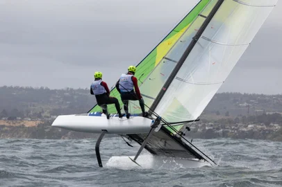 Gabriela Nicolino, Samuel Albrecht, vela, Nacra 17, Jogos Pan-Americanos