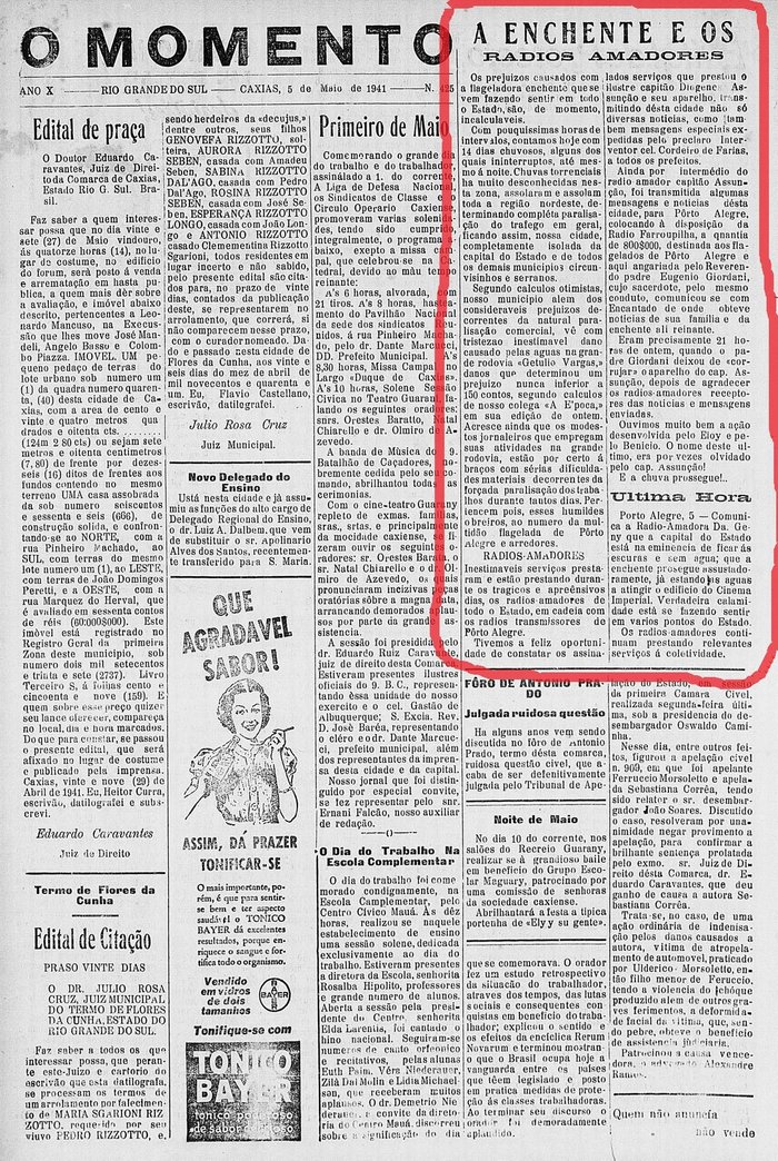 Jornal O Momento / reprodução