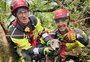 Guiados por GPS de coleira, bombeiros resgatam cachorro de dentro do Cânion Fortaleza, em Cambará do Sul; veja vídeo