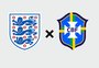 Inglaterra x Brasil: onde assistir, escalações e como chegam as seleções