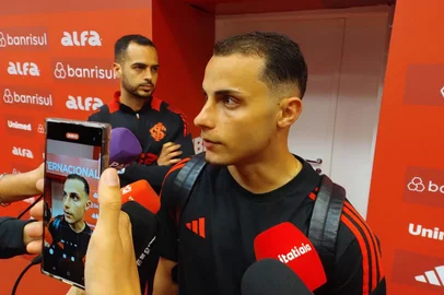 Bruno Gomes, atleta do Inter, em entrevista após o jogo contra o Corinthians pela 26ª rodada do Brasileirão<!-- NICAID(16138844) -->