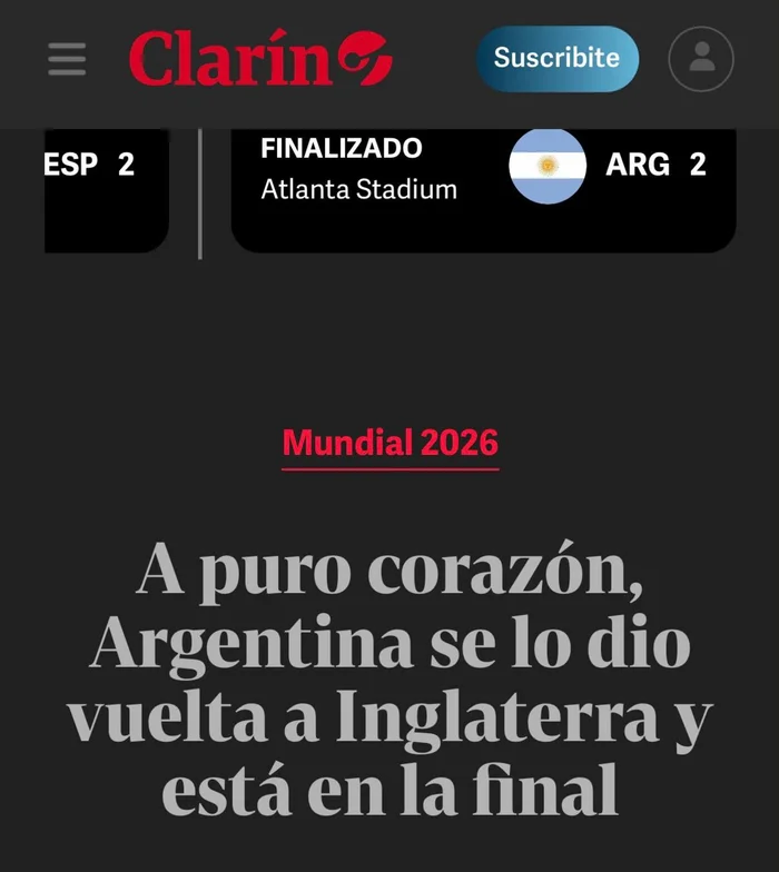 Reprodução / Clarín