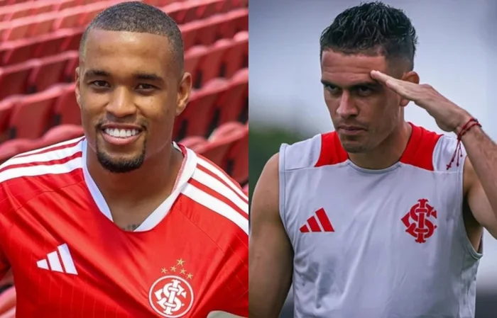 Montagem/Fotos: Inter/Twitter Reprodução e Ricardo Duarte / Inter,Divulgação