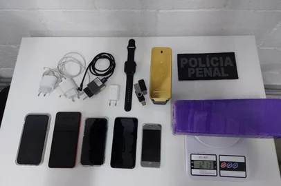 CAXIAS DO SUL, RS, BRASIL, 09/03/2023. Obreiro da Universal é preso em flagrante ao tentar entrar com maconha e celulares na Penitenciária Estadual de Caxias do SuL, na localidade de Apanhador em Caxias do Sul. (Susepe/Divulgação)<!-- NICAID(15370604) -->