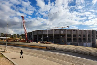 Camp Nou é cortado ao meio para reforma<!-- NICAID(15601797) -->
