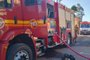 Bombeiros de Caxias do Sul atendem incêndio no bairro Desvio Rizzo na tarde de quinta-feira (30). <!-- NICAID(15777779) -->