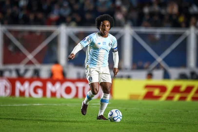 Gremio x RiestraBuenos Aires, Argentina, 05/05/2026: Riestra vs Grêmio, válido pela Sul-Americana 2026, no estádio Nuevo Gasómetro. Foto: Lucas Uebel/Grêmio FBPAEditoria: SPOLocal: Buenos AiresIndexador: Lucas UebelSecao: futebolFonte: Gremio.netFotógrafo:  Gremio x Riestra<!-- NICAID(16279514) -->