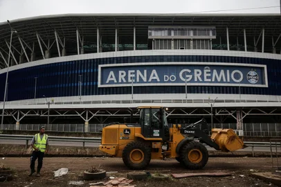 PORTO ALEGRE, RS, BRASIL - 2024.06.17 - Dois meses após o último jogo na Arena do Grêmio, como estão os estabelecimentos comerciais que tinham como fonte prioritária a venda em dia de jogos? (Foto: André Ávila/ Agência RBS)Indexador: Andre Avila<!-- NICAID(15791274) -->