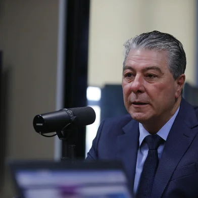 18.09.2023 - PORTO ALEGRE, RS, BRASIL - RÁDIO GAÚCHA - Presidente do Banrisul Fernando Lemos no Gaúcha Atualidade. FOTO: LAURO ALVES, AGÊNCIA RBS<!-- NICAID(15543513) -->