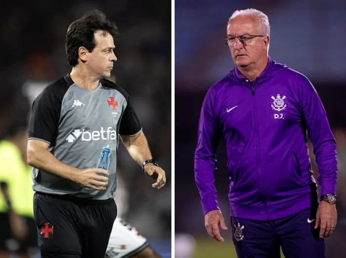 Montagem sobre fotos / Matheus Lima/Vasco e Rodrigo Coca/Ag. Corinthians Montagem sobre fotos / Matheus Lima/Vasco e Rodrigo Coca/Ag. Corinthians