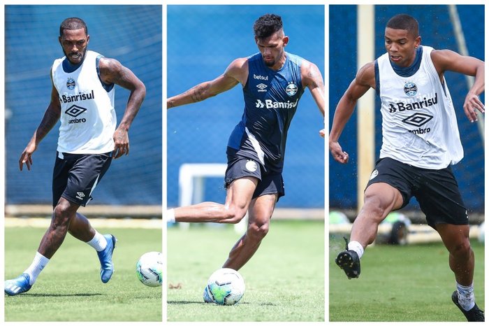 Disputa por vaga: os números de Rodrigues, David Braz e Paulo Miranda pelo Grêmio