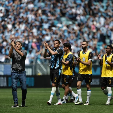 PORTO ALEGRE, RS, BRASIL, 20-09-2026: Grêmio x Palmeiras, partida válida pela 28ª rodada do Brasileirão 2026. O jogo ocorre na Arena, em Porto Alegre. Foto: Renan Mattos/Grupo RBS<!-- NICAID(16369684) -->
