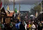 Feriado leva público ao Acampamento Farroupilha, que tem abertura oficial marcada por aplausos e gritos de "Viva o RS"